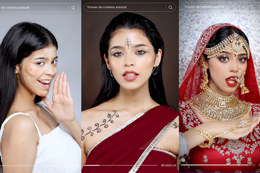 Indian brides inspired social media's 'Asoka makeup' trend